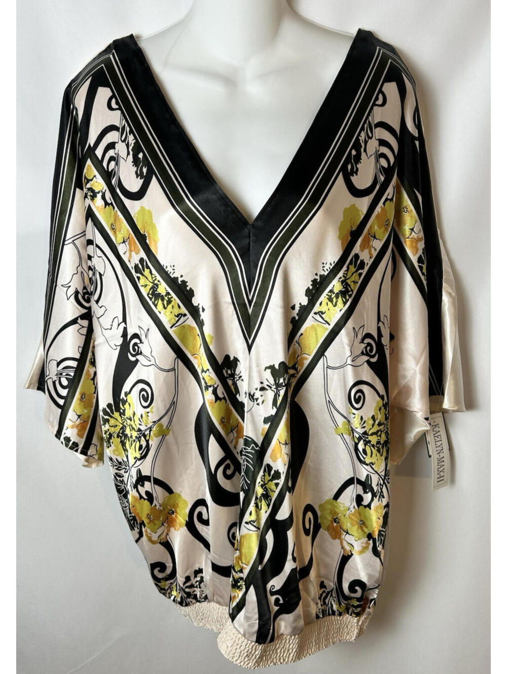 Kaelyn-Max-II Poncho Style Top  - Size 1X - NWT